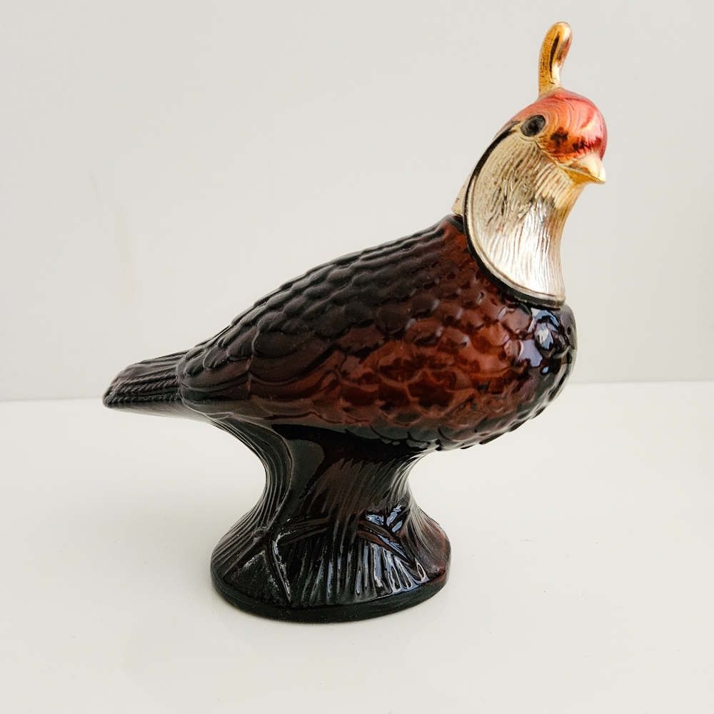 70's Avon Quail Cologne Bottle